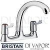 Bristan Lever Bridge Deck Mixer 3 Inch Levers Tap Spare Parts